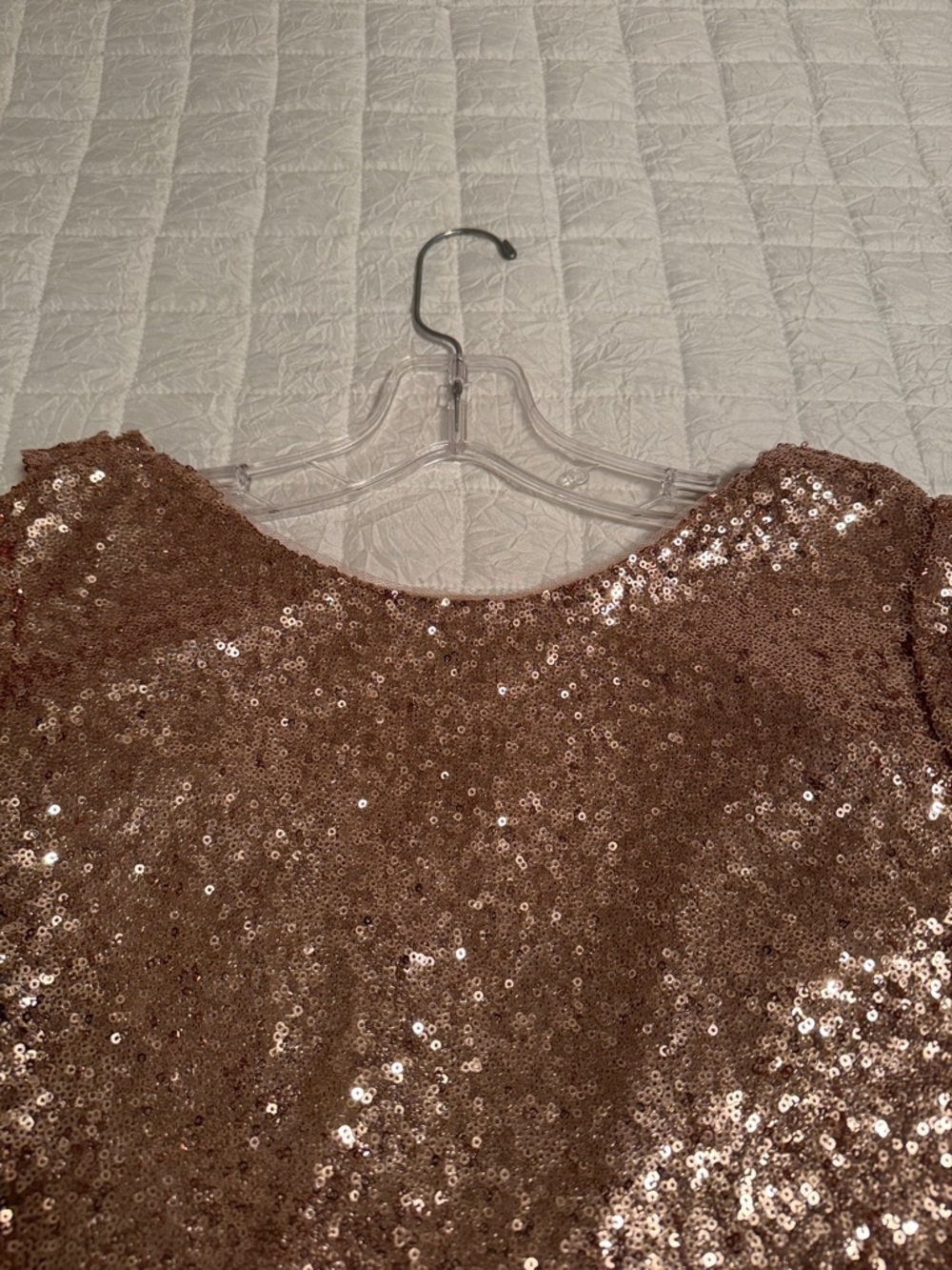 Evening wear. Rose Gold. Size 6. Great condition.